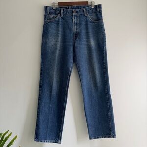 Vintage 90’s Classic Medium Wash 100% Cotton Made in USA Orange Tab 506 Levi’s